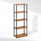 Furinno Turn-N-Tube Book Shelf, 5-Tier Bookshelf, Bookcase - Image 4