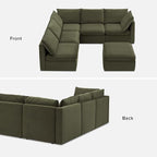 mopio Oversized Modular Sectional Sofa - Image 9