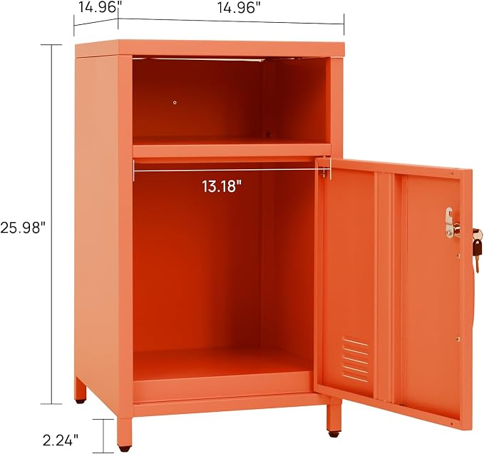 ALBAD Compact Metal Nightstand - Image 2