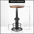 Industrial Modern 3-Piece Bar Table Set - Image 3