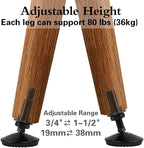 4 Set M10 Swivel Adjustable Leveling Feet, Heavy Duty Height Adjuster Furniture - Image 7