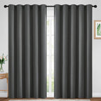 Yakamok Room Darkening Curtains 70x84 inch Length Dark Grey-Living Room | 2 by Yakamok
