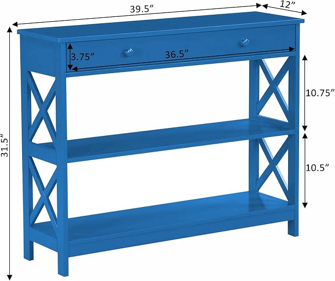 Convenience Concepts Oxford 1 Drawer Console Table - Image 3