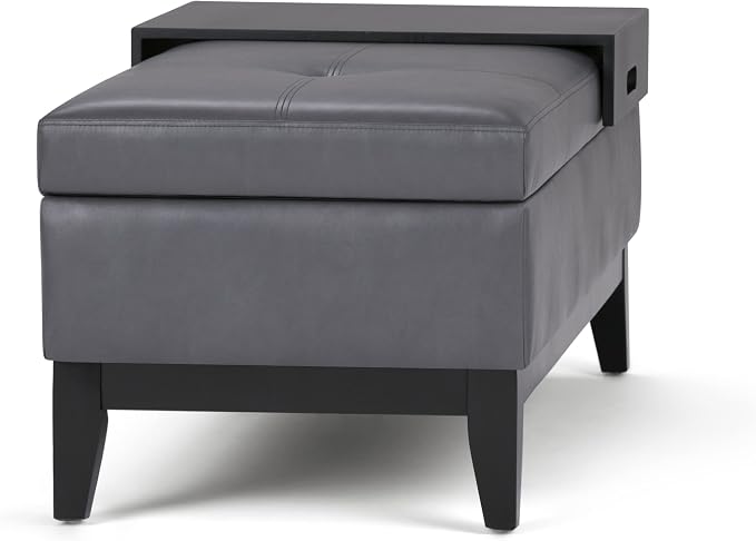 SIMPLIHOME Oregon Storage Ottoman Bench - Image 10