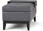 SIMPLIHOME Oregon Storage Ottoman Bench - Image 10
