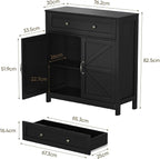 Semiocthome Farmhouse Sideboard Buffet Cabinet - Image 2