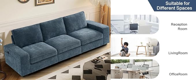 TEKAMON 73" Modular Sofa Couch - Image 7