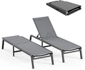 Ciokea Patio Chaise Lounge Chair, Foldable Lounge Chair by CIOKEA