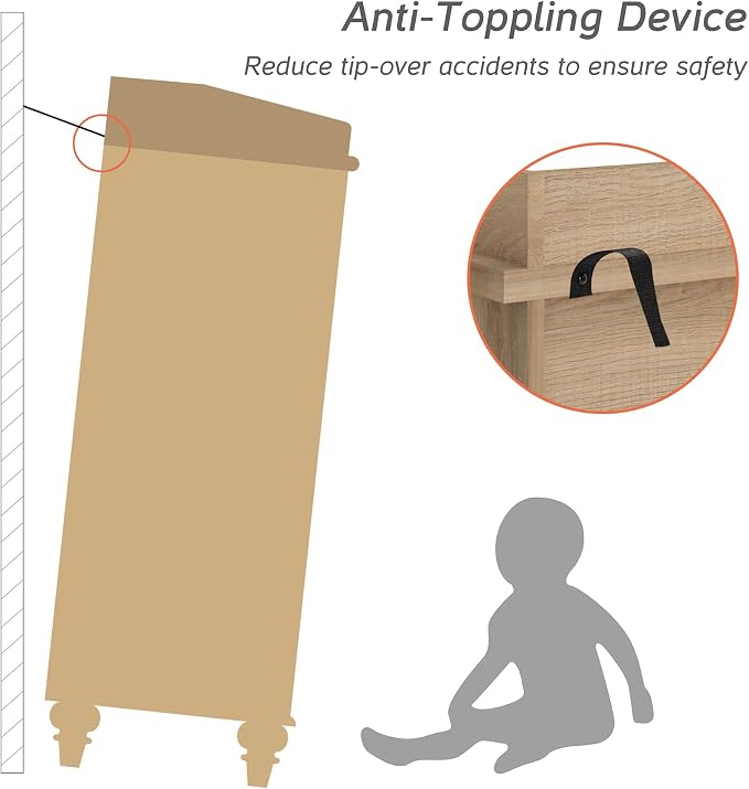 WAMPAT Dresser for Bedroom - Image 5