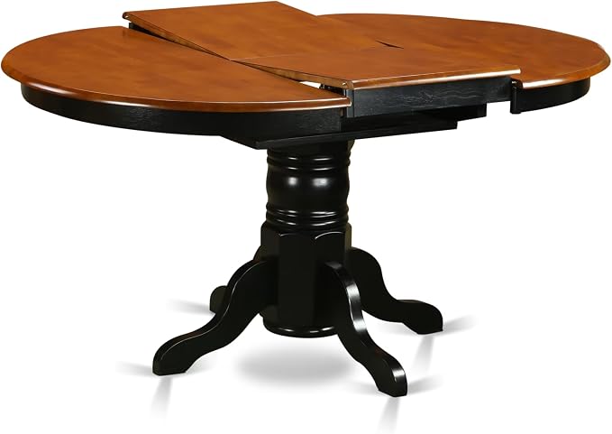 East West Furniture AAVT-BLK-TP Avon Kitchen Dining Table - Image 4