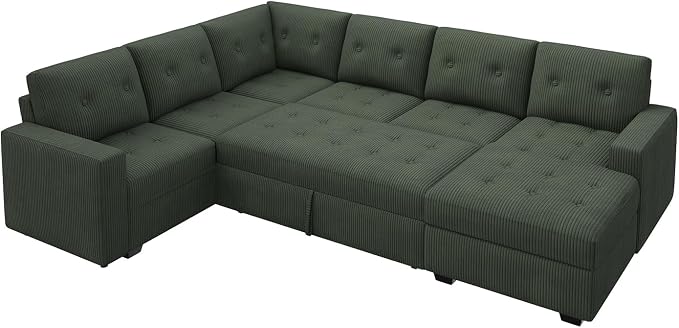 HONBAY Sectional Sleeper Sofa Bed - Image 8