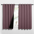 NICETOWN Dry Rose 100% Blackout Lined Curtains, 2 Thick Layers Completely by NICETOWN