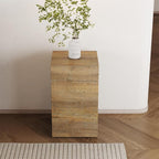 End Table, Side Table Living Room Table, Modern Sofa Couch Tables, Faux Marble - Image 6