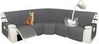 Arfntevss Recliner Sectional Couch Covers 1OO% Waterproof L Shape Sofa Cover by Arfntevss