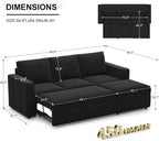 Belffin Modular Sectional Sleeper Sofa - Image 2