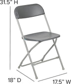 Flash Furniture Hercules Series Plastic Folding Chair - Image 5