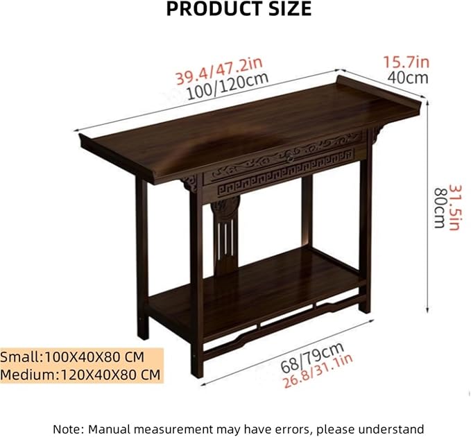 Forbidden City Asian Console Table Hallway Table - Image 2