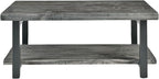 Alaterre Furniture Pomona Living Room 42 Inch Rectangular Solid Wood Coffee - Image 10