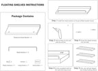 RYOFOBETTO Small Floating Shelf, 6X6 Inches Farmhouse Wall Shelves - Image 8