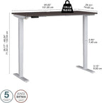 Bush Business Furniture 60-inch Electric Height Adjustable Standing Desk - Image 6