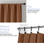 Simplebrand Ava Sun Baked Blackout Curtains - Image 4
