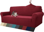 ZNSAYOTX 1 Piece Jacquard Couch Covers by ZNSAYOTX