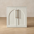 mopio Blake Storage Cabinet, Small Modular Accent Display Sideboard Buffet by MopioInc