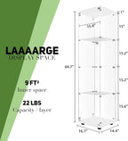 Beauty4U Glass Display Cabinet - Image 2