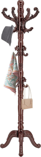 ZOZOE Wooden Classic Coat Rack Stand, Solid Wood Coat Rack Freestanding by ZOZOECoatRackfreestanding
