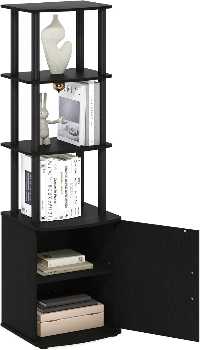 Furinno Turn-N-Tube Tall TV Entertainment Side Table Display Rack by Furinno-FitsYourSpaceFitsYourBudget