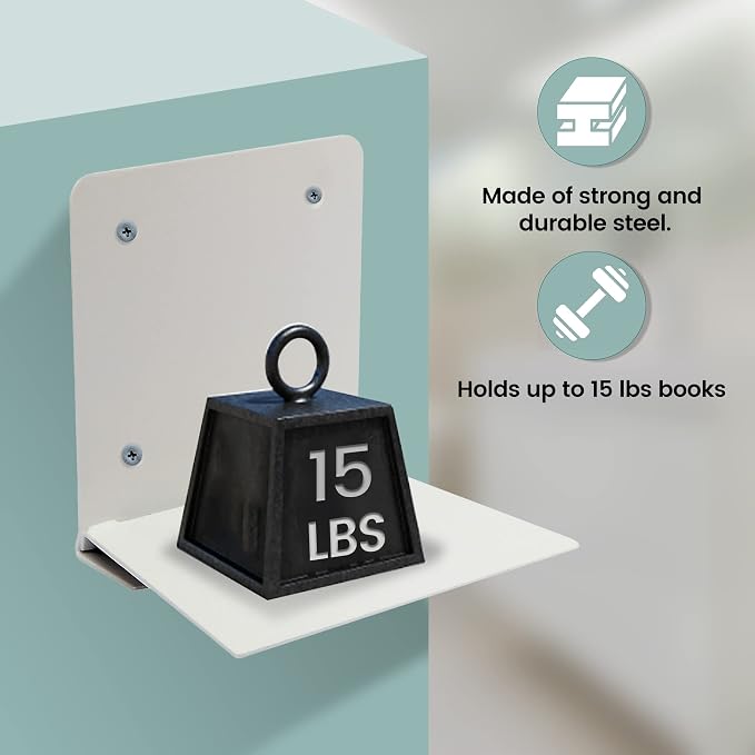 STORAGE MANIAC Floating Book Shelves - Image 4