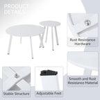 Patio Outdoor Coffee Table Set of 2 - Image 5