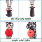 Boreeman Upgraded Folding Stool Lightweight Yet More Sturdy - Image 4