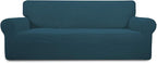 Easy-Going Stretch Oversized Sofa Couch Slipcover Washable Deep Teal | 1-Piece by Easy-Going