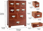 Apothecary Drawers Wooden Apothecary Cabinet - Image 3