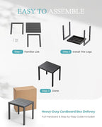 Ciokea Aluminum Foldable Lounge Chairs Set of 4 - Image 7
