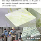 Luxury Marble Side Table, Square End Table - Image 3