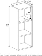 Furinno Pasir 3-Tier No Tool Assembly Open Shelf Bookcase - Image 3