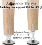 4 Set M10 Adjustable Leveling Feet, Heavy Duty Height Adjuster Furniture - Image 7