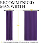 NICETOWN RV Blackout Curtains for Camper Windows, Kitchen Curtains Blackout - Image 7