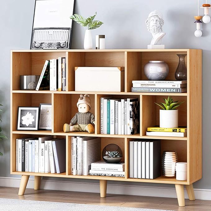 IOTXY Wooden Open Shelf Bookcase - Image 2
