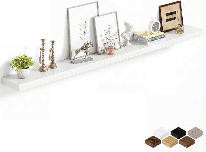 Fun Memories 67Inch Long Floating Shelves, 8 Inch Deep Shelves by FunMemories
