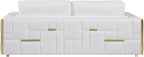 Blackjack Furniture Catania Modern Top Grain Italian Leather Sofa Set - Image 4