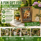 Funny Garden Decor Gardening Sign There was A Girl Who Really Loved Dogs Vintage Metal Tin Sign Wall Decor for Garden Outdoor Yard Farmhouse 8x12 Inch - Image 6