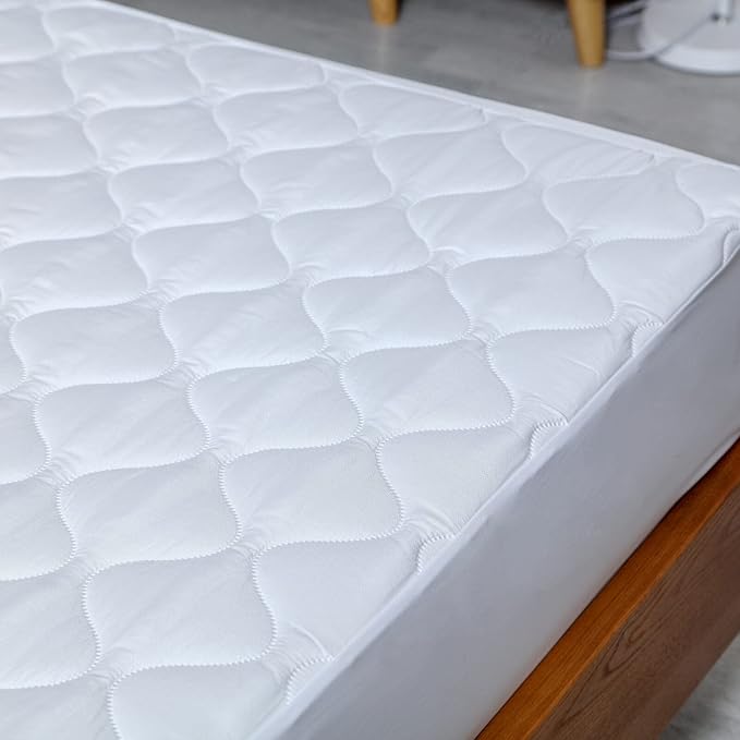 Quilted Waterproof Full Size Mattress Protector Pad - Image 3