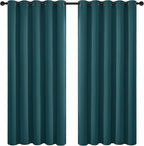 Yakamok Room Darkening Curtains 70x84 inch Length Dark Teal-Living Room | 2 by Yakamok