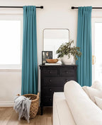 INOVADAY 100% Blackout Linen Curtains - Image 4