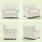 44.5" Oversized Accent Chair, Comfy Chenille Fabric Living Room Chairs - Image 7