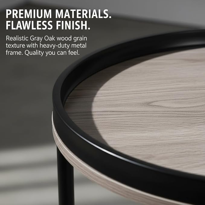 Dulcii Side Table, Round End Table - Image 7