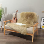 LLB Genuine Sheepskin Area Rug Wool Rug Fur Carpet Fluffy Shaggy Fur Rug - Image 3